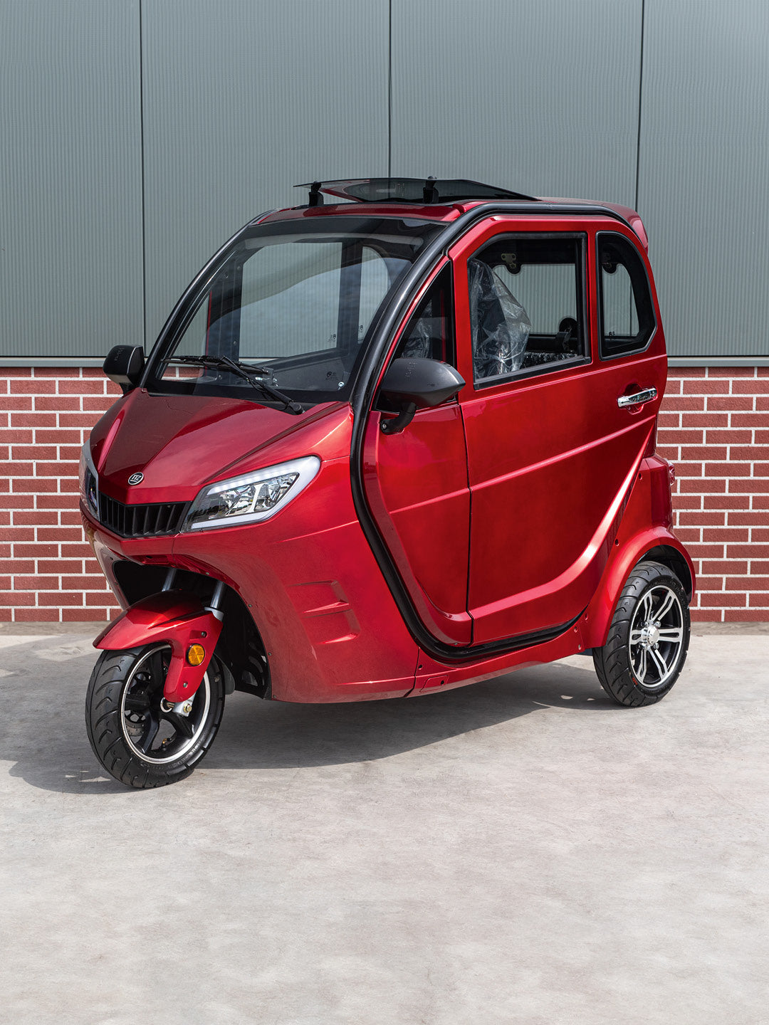 TTZ Electric invalidenvoertuig – 3 Wiel – Rood