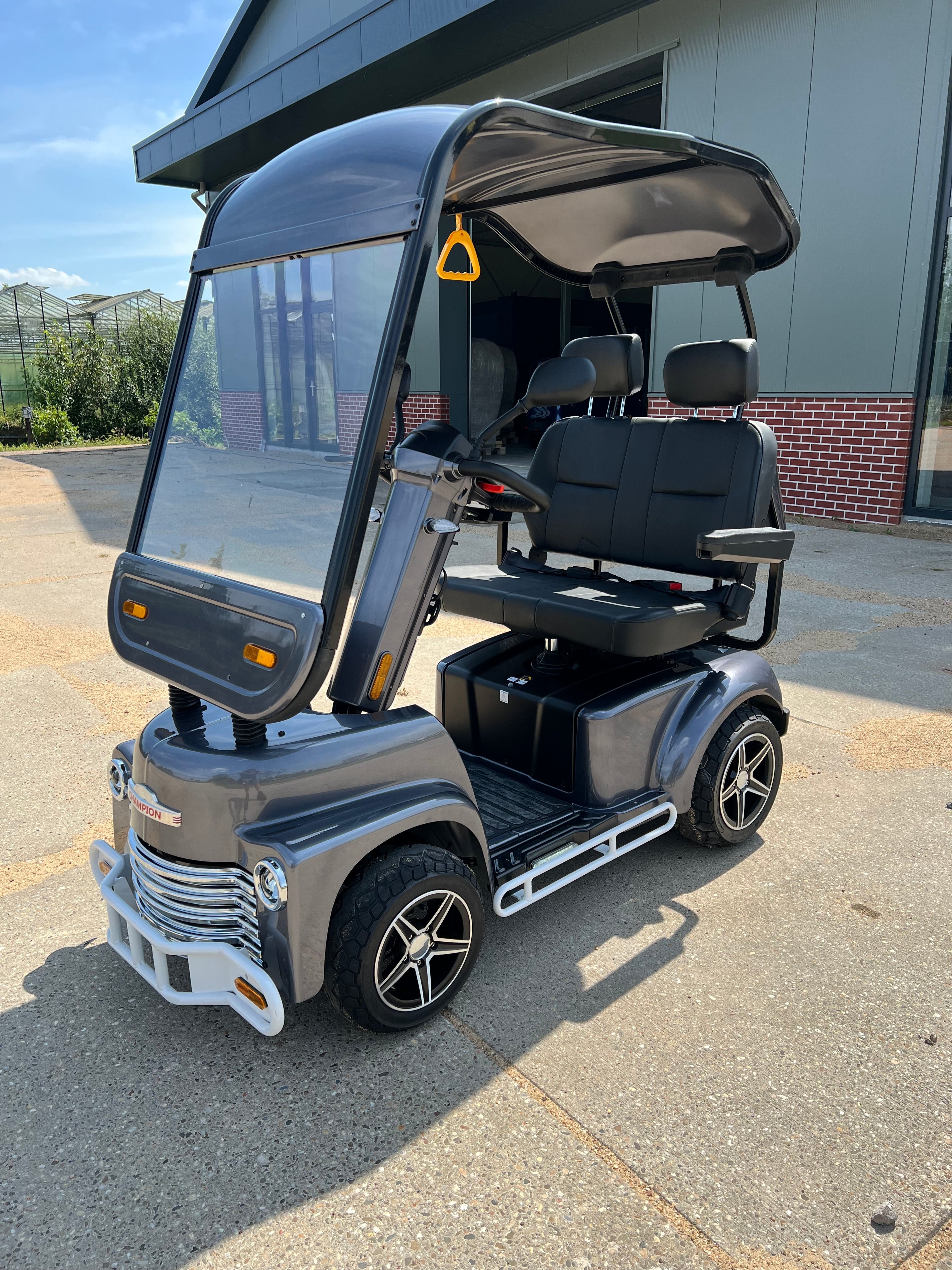 TTZ Electric Duo – 2 Persoons Scootmobiel – Zwart