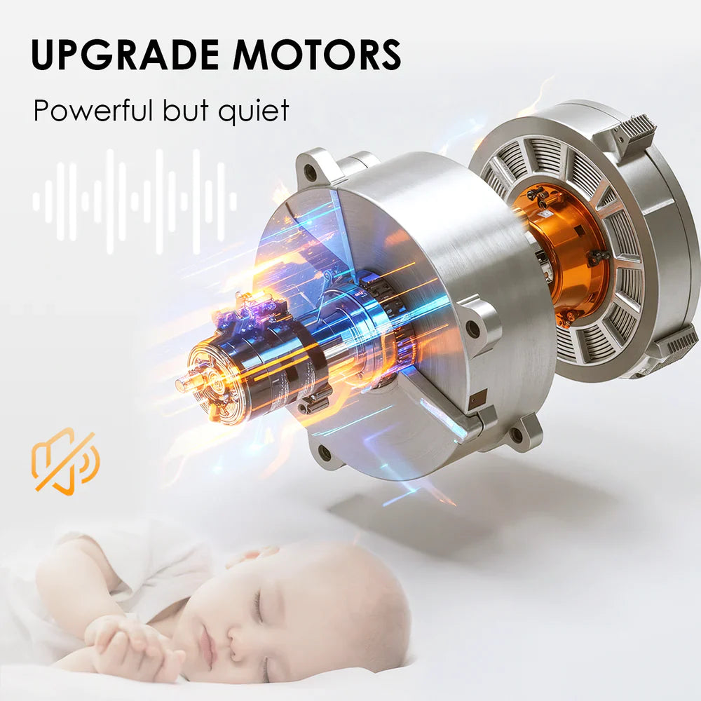 TTZ Electric Elektrische rolstoel opvouwbaar W3 - rood